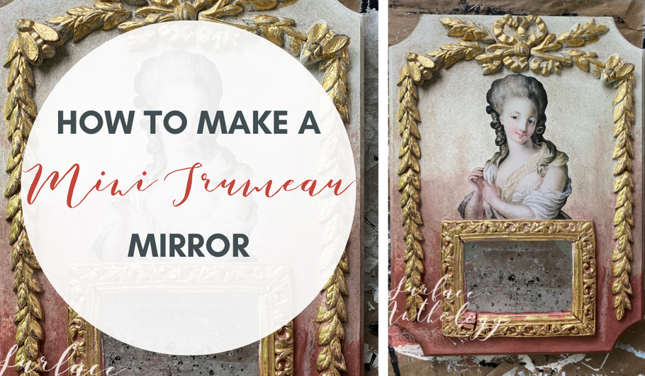 How to Make a Mini Trumeau Mirror