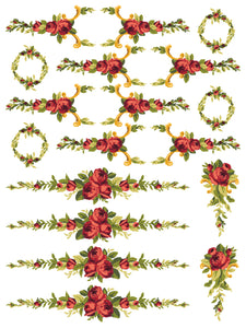 Petit Fleur Paint Inlay by IOD - Iron Orchid Designs - LIMITED EDITION