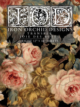 Load image into Gallery viewer, Joie des Roses IOD TRANSFER 12×16 PAD™, 8 Page Pad, Iron Orchid Designs