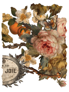 Joie des Roses IOD TRANSFER 12×16 PAD™, 8 Page Pad, Iron Orchid Designs