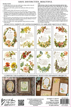 Load image into Gallery viewer, Lover of Flowers IOD TRANSFER - 8&quot; x 12&quot; - 8 Page Pad