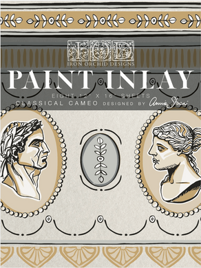 Classical Cameos Paint Inlay by Annie Sloan - Iron Orchid Designs - LIMITED EDITION