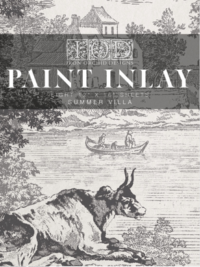Summer Villa Paint Inlay by IOD - Iron Orchid Designs - LIMITED EDITION