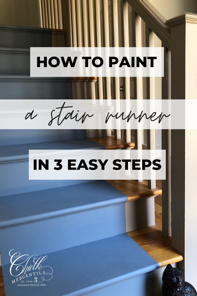 Painting a Stair Runner in 3 Easy Steps
