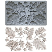 Load image into Gallery viewer, OAK LEAVES &amp; ACORNS IOD Mould, 6” X 10”, Iron Orchid Designs