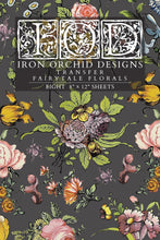 Load image into Gallery viewer, FAIRYTALE FLORALS IOD TRANSFER, 8 Pages, 8” X 12”, Iron Orchid Designs