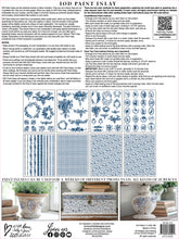 Load image into Gallery viewer, DELFT TRADITIONS AZURE PAINT INLAY, 8 PAGES, 12” X 16” - LIMITED EDITION