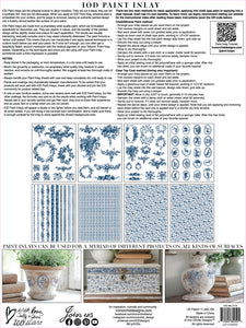 DELFT TRADITIONS AZURE PAINT INLAY, 8 PAGES, 12” X 16” - LIMITED EDITION