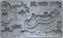 Load image into Gallery viewer, Santas Sleigh IOD MOULD, 6” X 10”, Iron Orchid Designs