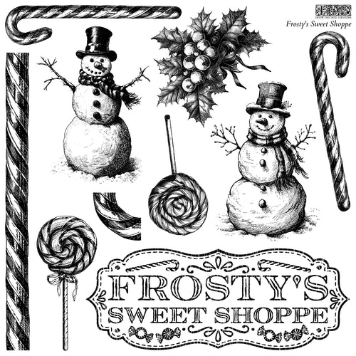 Frosty's Sweet Shoppe IOD Decor Stamp, 12