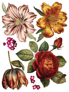 Collage de Fleurs IOD TRANSFER 12×16 PAD™, 8 Page Pad, Iron Orchid Designs