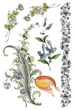 Load image into Gallery viewer, FAIRYTALE FLORALS IOD TRANSFER, 8 Pages, 8” X 12”, Iron Orchid Designs