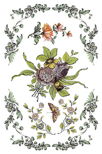 FAIRYTALE FLORALS IOD TRANSFER, 8 Pages, 8” X 12”, Iron Orchid Designs