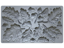 Load image into Gallery viewer, OAK LEAVES &amp; ACORNS IOD Mould, 6” X 10”, Iron Orchid Designs