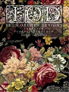 Floral Anthology IOD Transfer 12