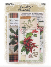 Load image into Gallery viewer, Idea-Ology Pocket Cards 55/Pkg, Tim Holtz, Christmas