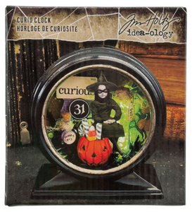 Idea-Ology Curio Clock by Tim Holtz - Halloween