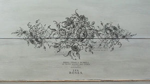 Rose Toile 12" x 12" stamp