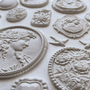 Cameos Decor Mould by IOD | Iron Orchid Designs