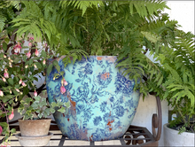 Load image into Gallery viewer, Indigo Floral Paint Inlay by IOD - Iron Orchid Designs