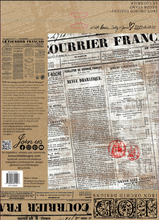 Load image into Gallery viewer, Le Courrier, 12&quot; x 12&quot; IOD Decor Stamp
