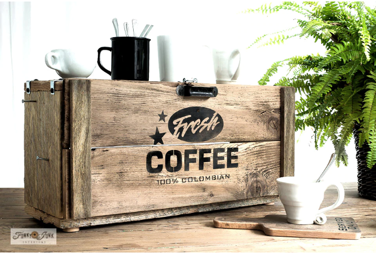 Fresh Coffee Stencil
