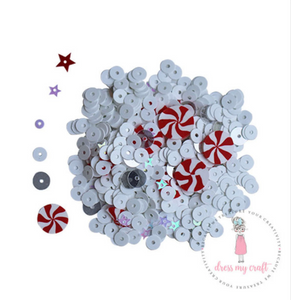 Dress My Craft | Carnival Candy Sequins | 25 g | .90 oz