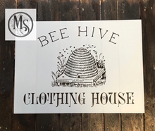 Load image into Gallery viewer, Bee Hive Clothing Stencil