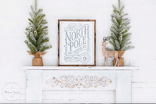 Load image into Gallery viewer, North Pole Hot Chocolate - Mesh Stencil 18&quot; x 24&quot;