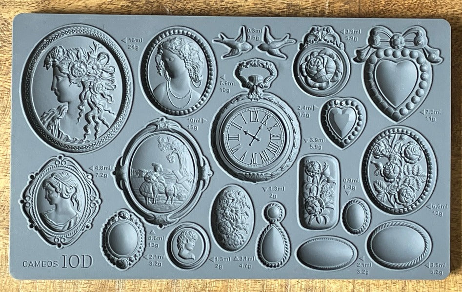 Cameos Decor Mould by IOD | Iron Orchid Designs